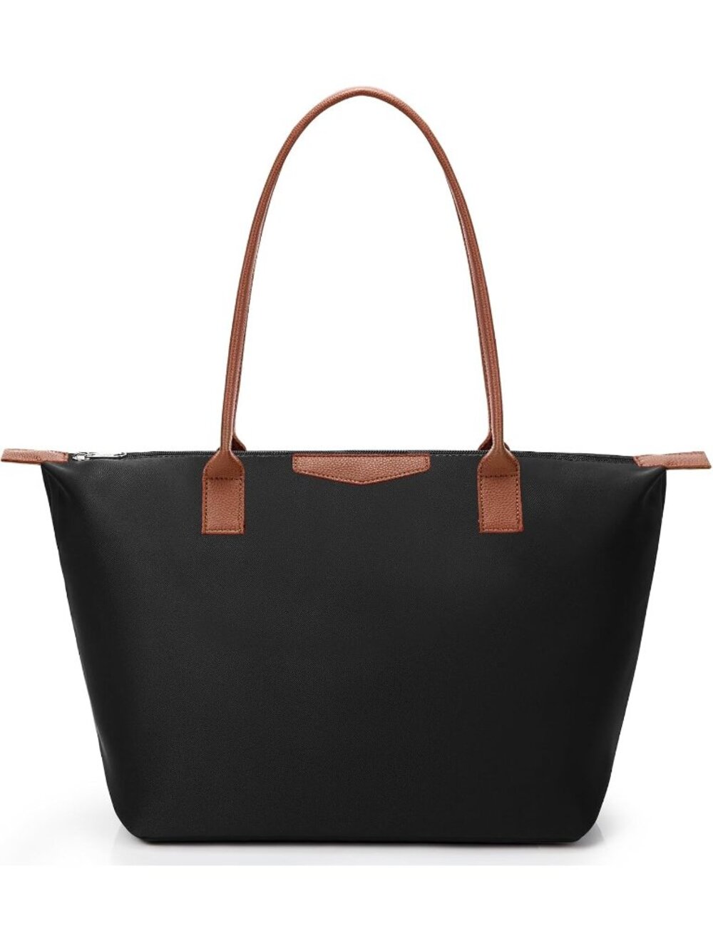 👜Women's Black Lightweight Nylon Hobo Tote Bag Foldable Shoulder Handbag Purse